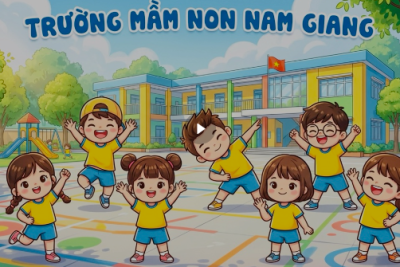 Giờ thể dục của bé