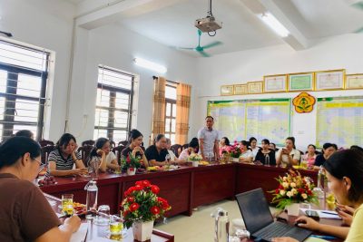 TRƯỜNG MẦM NON NAM GIANG TỔ CHỨC HỘI NGHỊ LIÊN TỊCH CUỐI NĂM NĂM HỌC 2025-2026