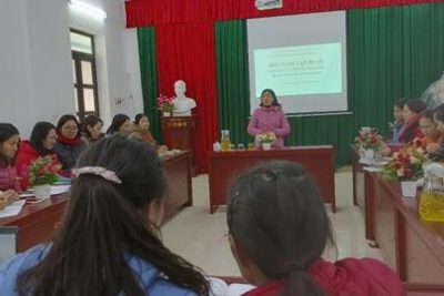 HỘI NGHỊ TẬP HUẤN CHUYÊN MÔN TRƯỜNG MẦM NON TT NAM GIANG