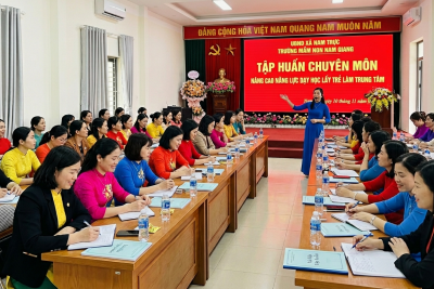 Tập huấn chuyên môn hướng dẫn sàng lọc, phát hiện sớm trẻ khuyết tật trong cơ sở giáo dục mầm non