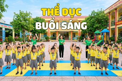 Hoạt động thể dục buổi sáng “chủ đề nước và hiện tượng tự nhiên”